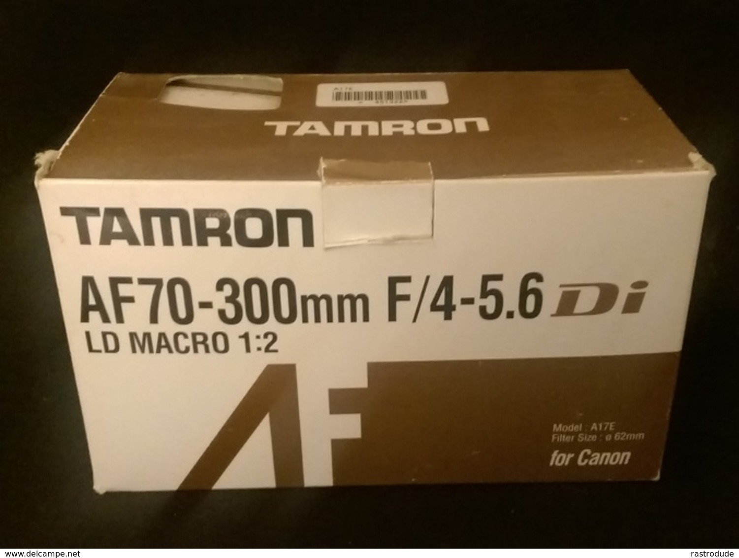 Téléobjectif  - Tamron AF 70-300mm F/4-5.6 Di LD Macro 1:2 Lens pour Canon