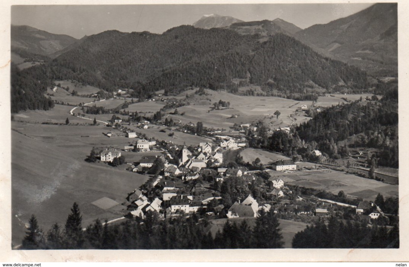 LUNZ GEGEN OETSCHER-REAL PHOTO-1939 - Lunz Am See