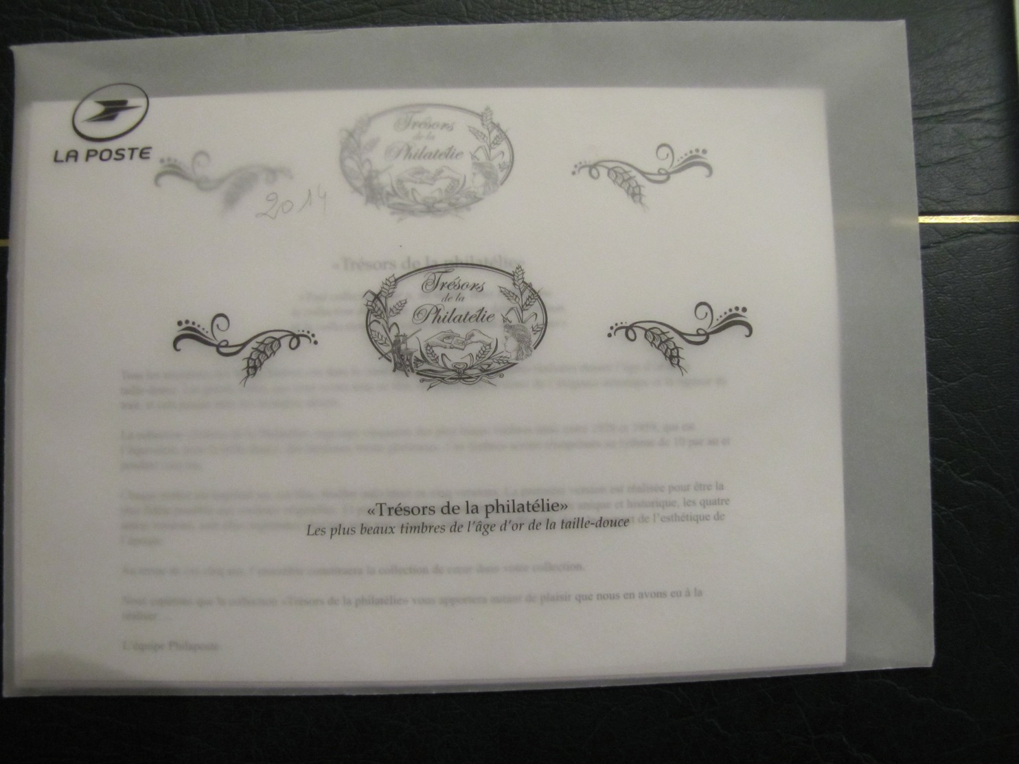 TRESOR DE LA PHILATELIE 2014 DE BS1 à BS10  - 10 FEUILLETS DANS SA POCHETTE D'ORIGINE - Unused Stamps