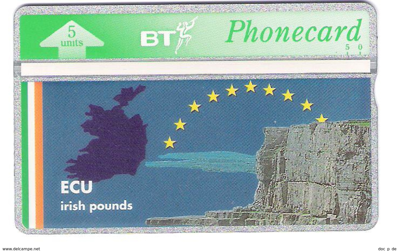 UK - Great Britain - BT - ECU Irish Pounds Ireland Eire - 5 Units - Mint - Limited Edition - 309G - BT Buitenlandse Uitgaven