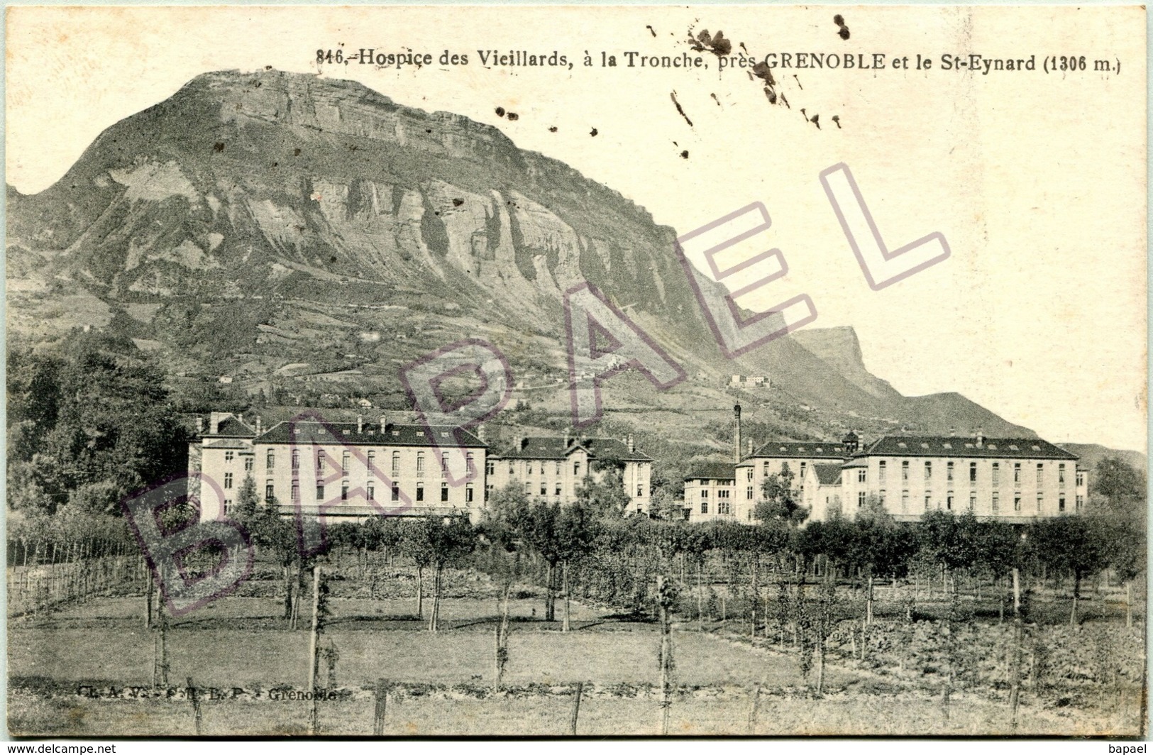 La Tronche (38) - Hospice Des Vieillards (Près Grenoble) - Le St-Eynard (Circulé En 1918) - La Tronche
