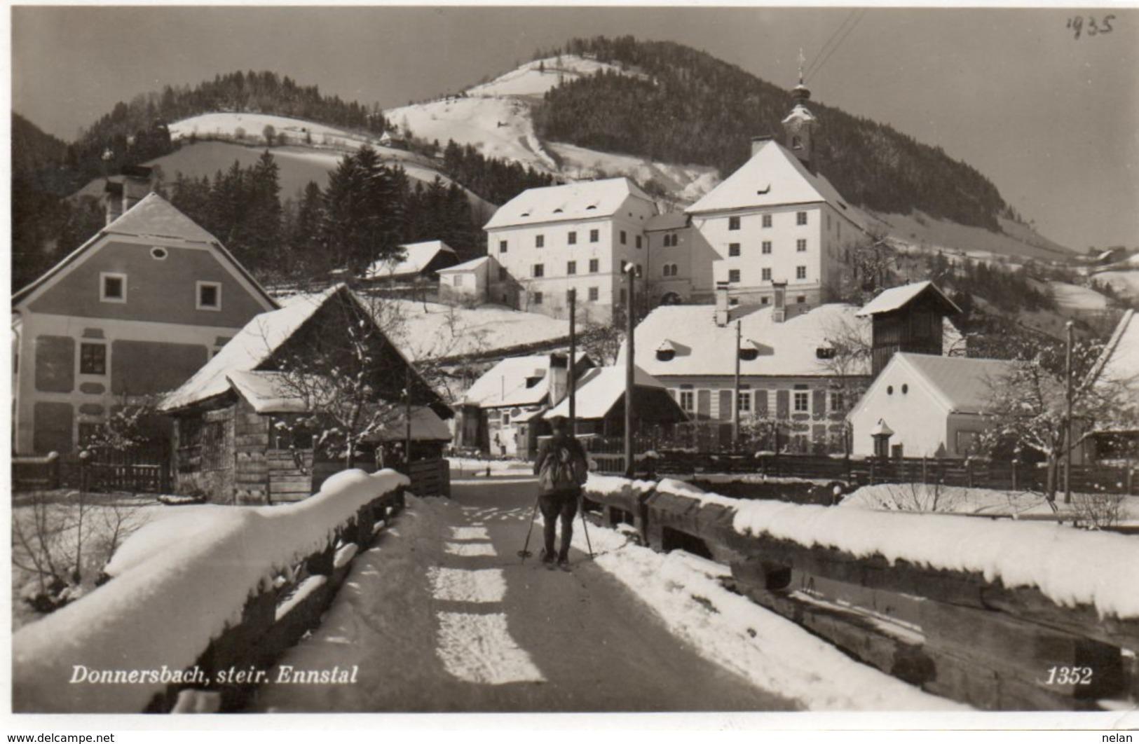 DONNERSBACH,STEIER. ENNSTAL-REAL PHOTO-1936 - Donnersbach (Tal)