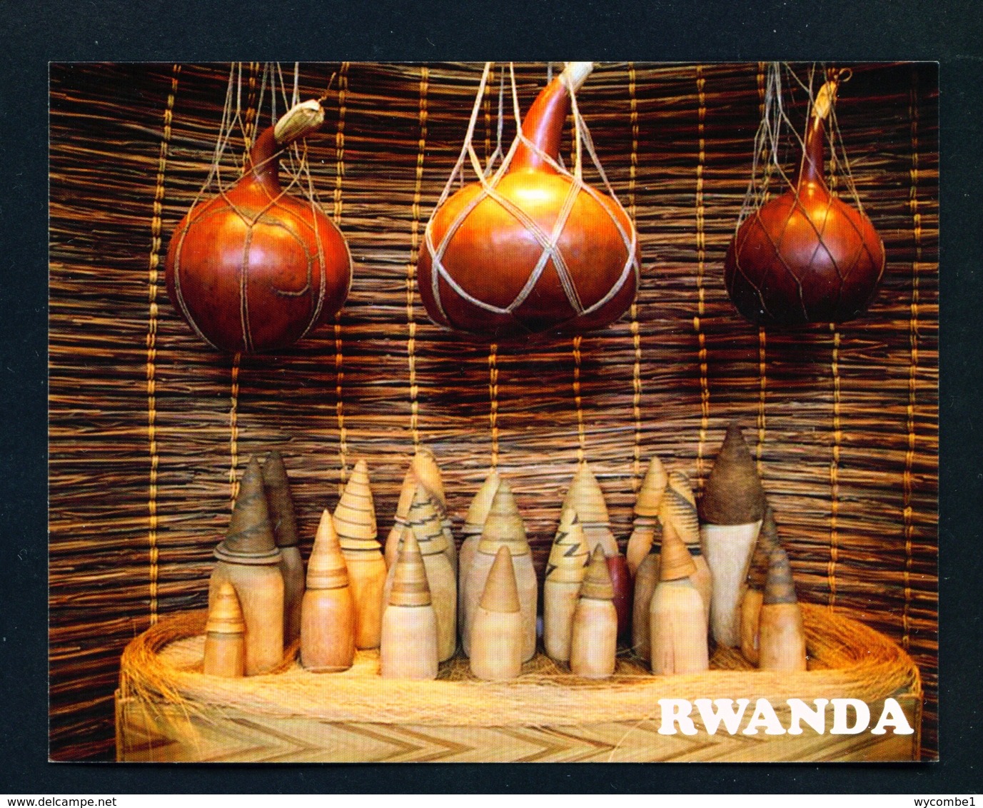 RWANDA - Local Milk Jugs And Churns Used Postcard As Scans - Rwanda