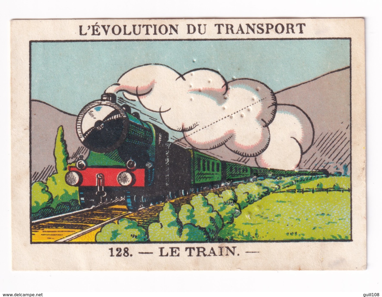 Image Années 1950 Casino évolution Du Transport Train Rail Voie Ferrée Locomotive à Vapeur A31-10 - Other & Unclassified