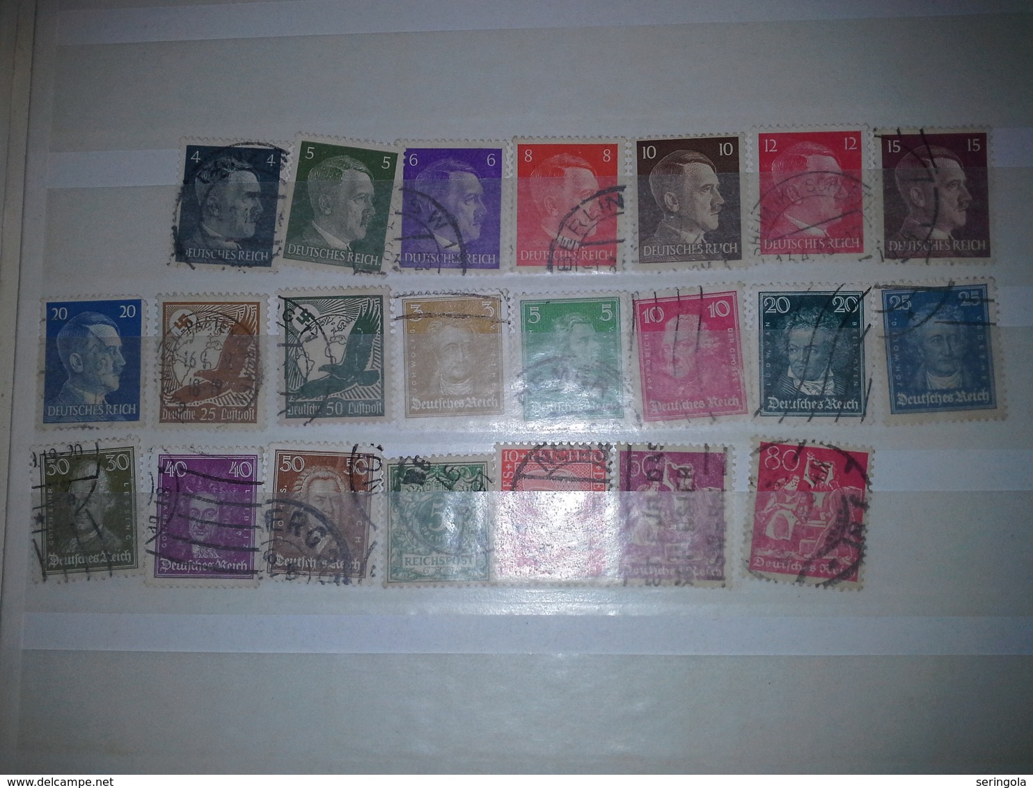 Lot Stamps Germany 200 Timbres + - Sammlungen (ohne Album)