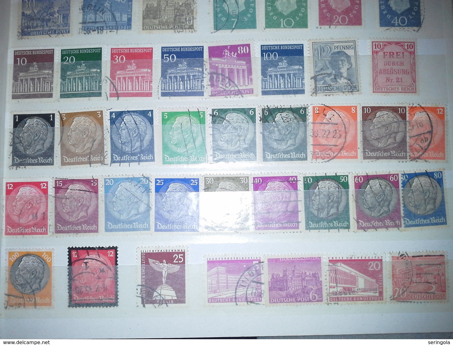 Lot stamps Germany 200 timbres +