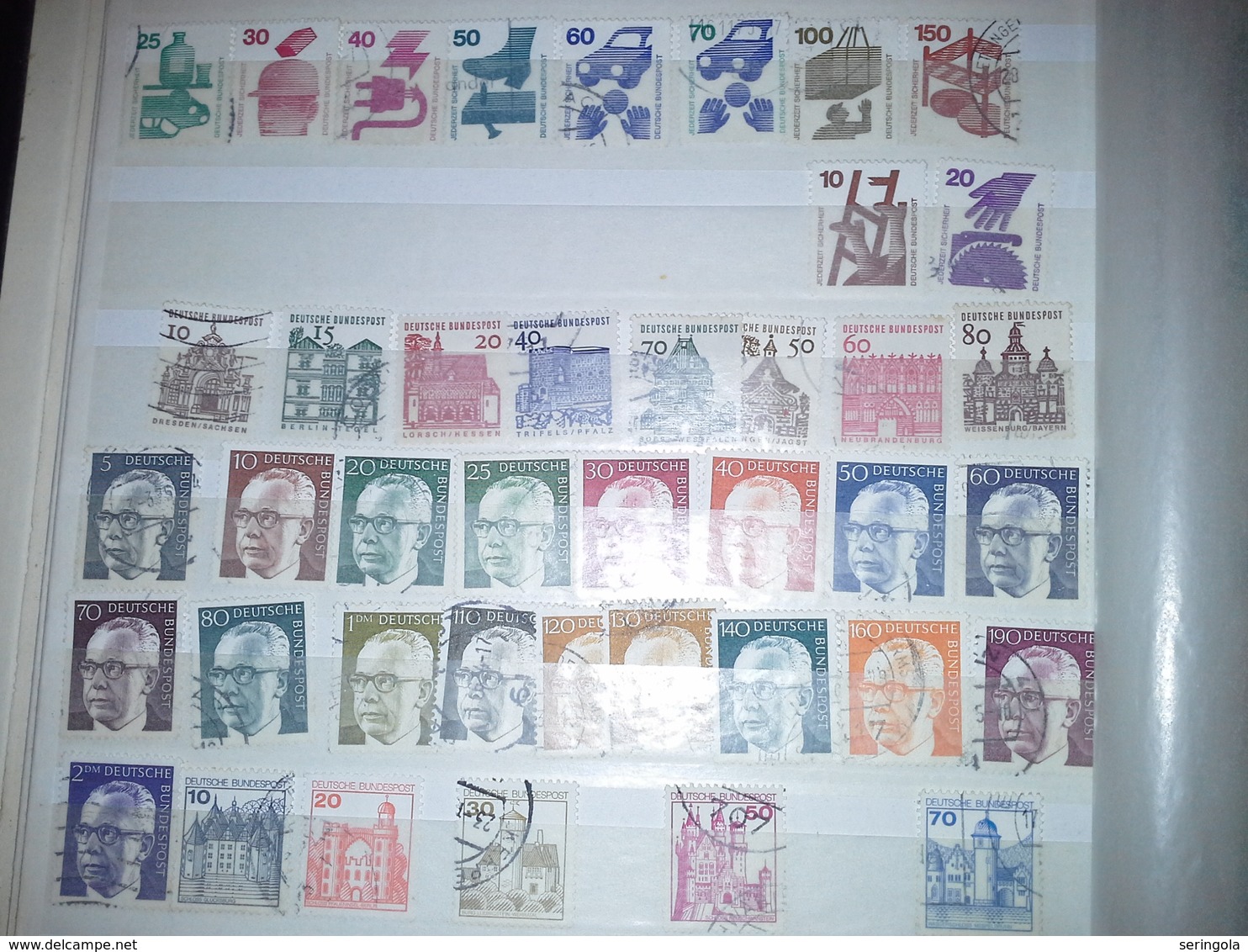 Lot stamps Germany 200 timbres +