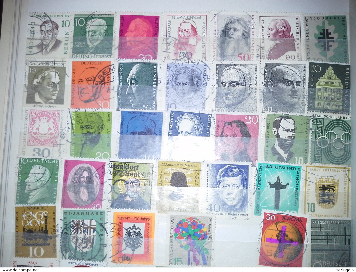 Lot stamps Germany 200 timbres +