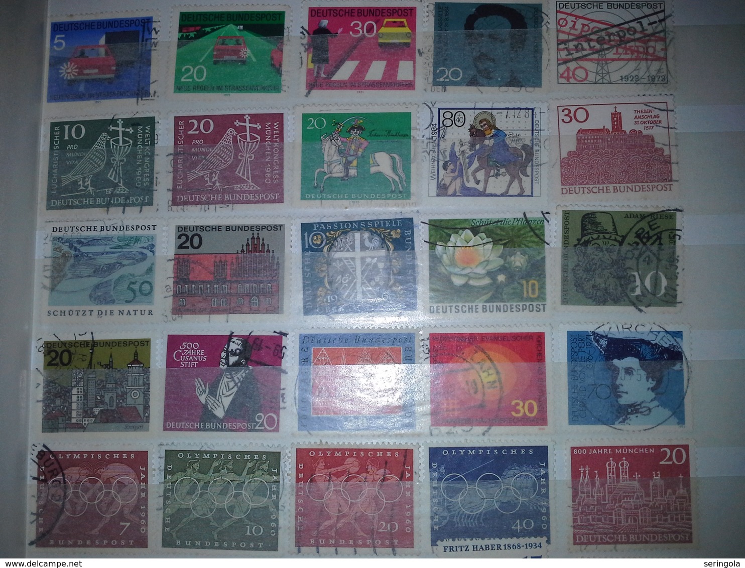 Lot stamps Germany 200 timbres +