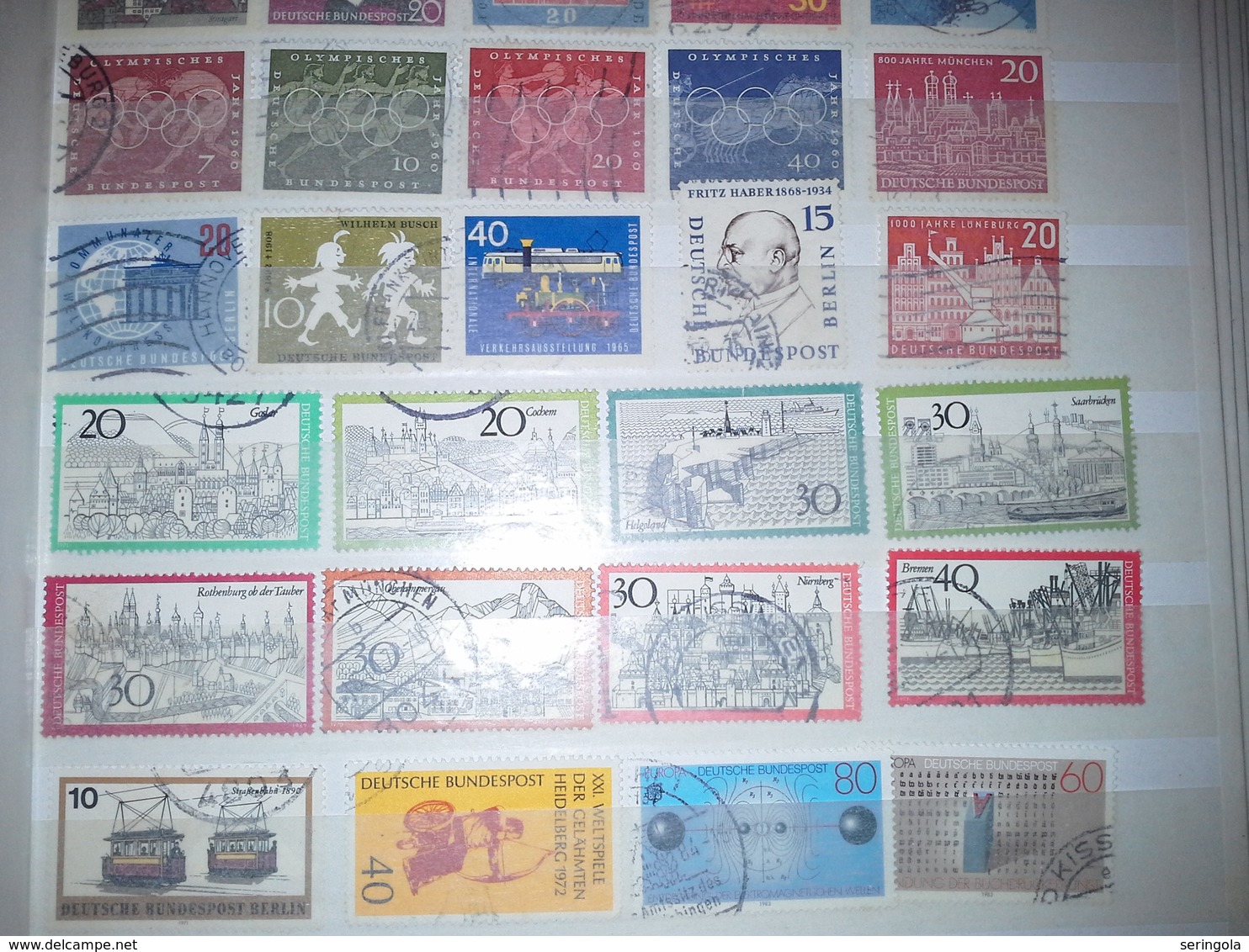 Lot stamps Germany 200 timbres +