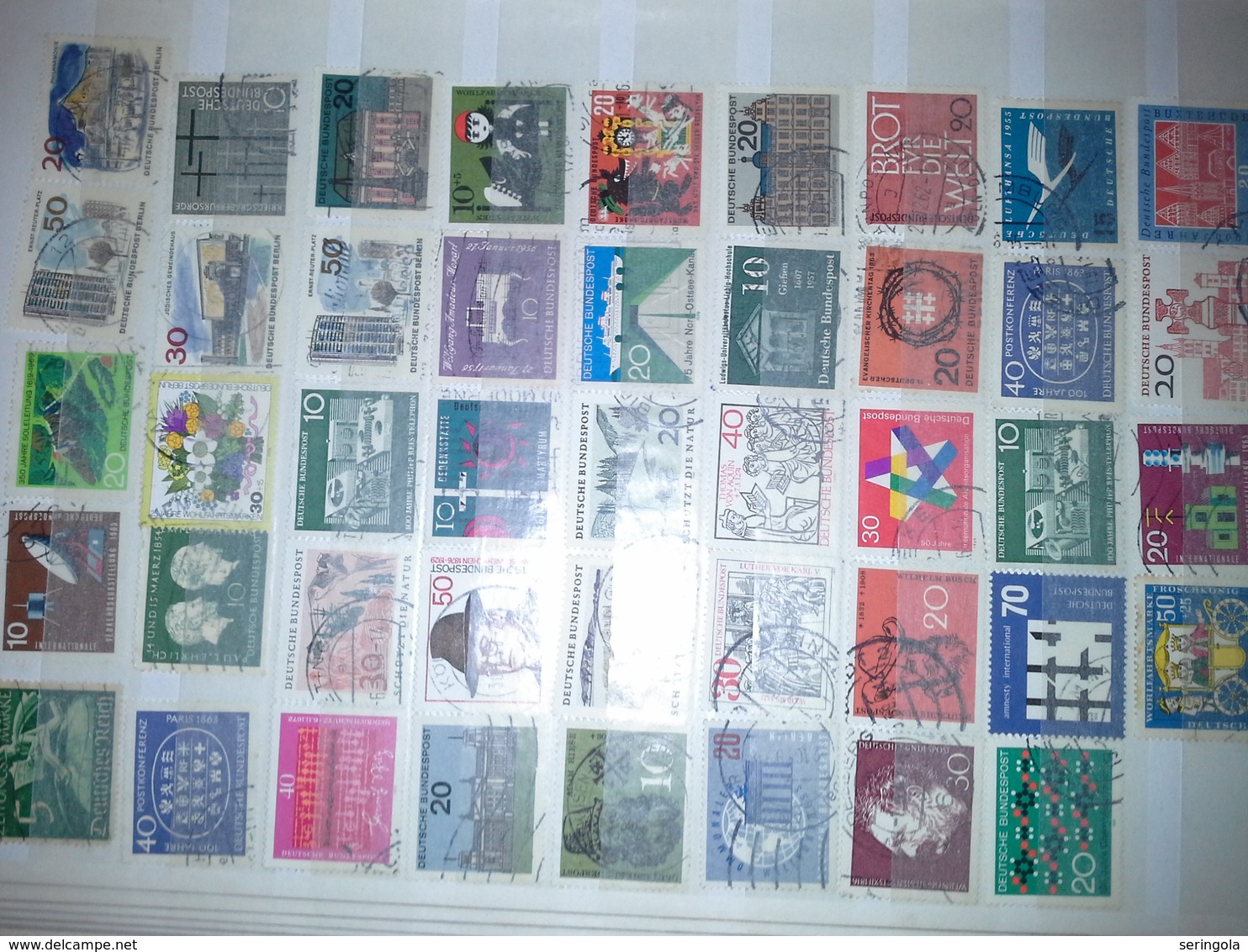 Lot stamps Germany 200 timbres +