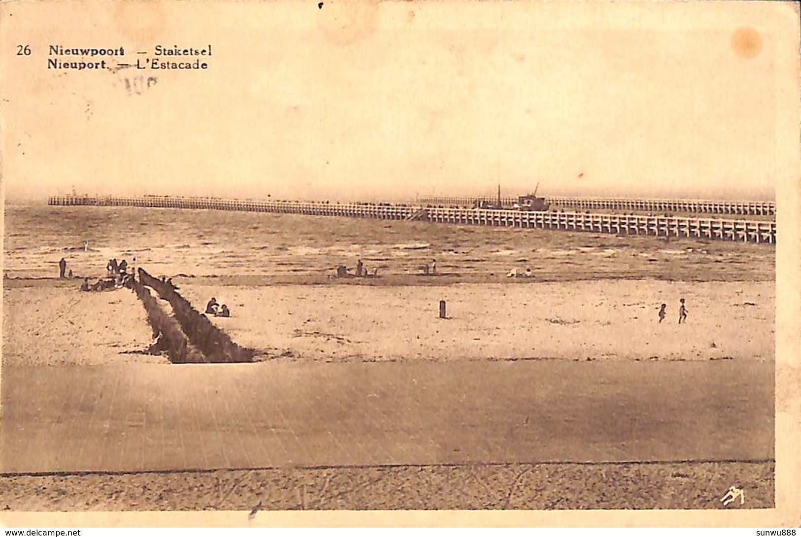 Nieuport Nieuwpoort  -  Staketsel - L'Estacade (A Van Hove Provoost Bazar) - Nieuwpoort