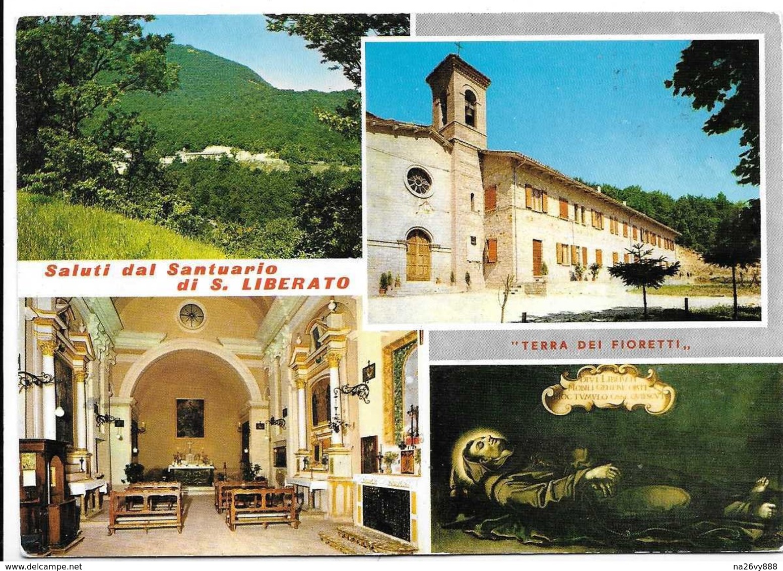 Saluti Da Santuario Di San Liberato (Macerata). Vedutine. - Macerata