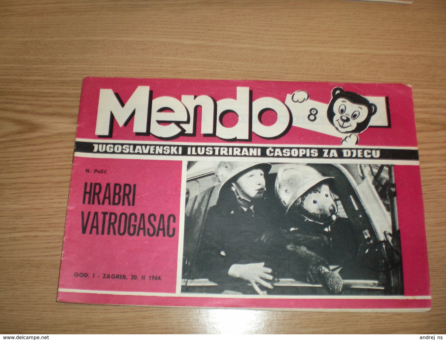 Teddy Bear Mendo Jugoslavenski Ilustrovani Casopis Za Decu Zagreb 1964 Illustrated Children Magazine Strip 23 Pages - Skandinavische Sprachen