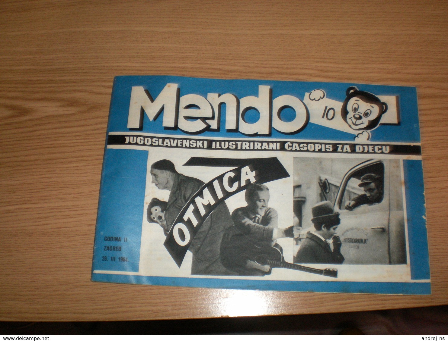 Teddy Bear Mendo Jugoslavenski Ilustrovani Casopis Za Decu Zagreb 1964 Illustrated Children Magazine Strip 23 Pages - Skandinavische Sprachen