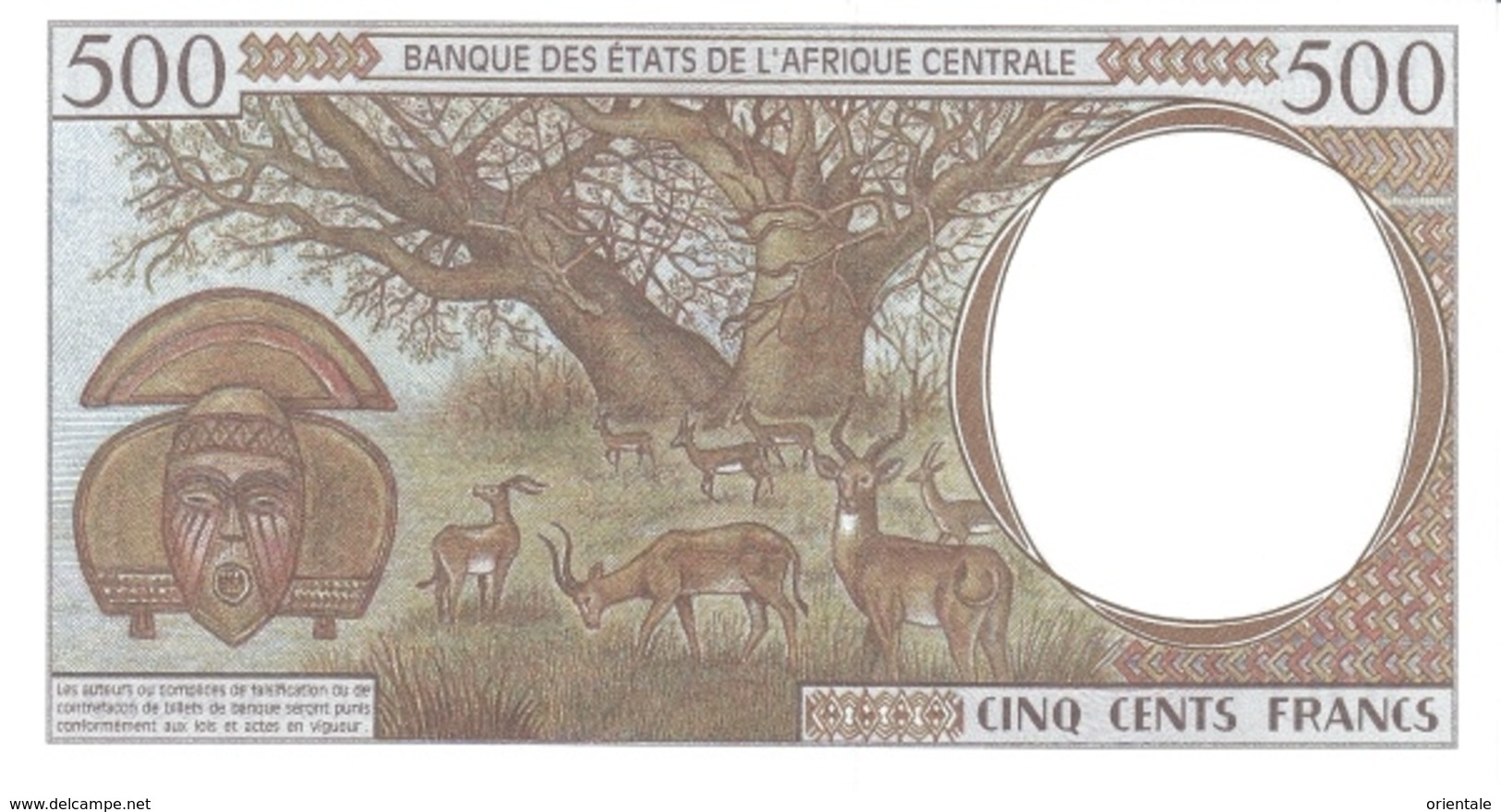 CENTRAL AFRICAN STATES P. 201Eg 500 F 2000 UNC - Kameroen