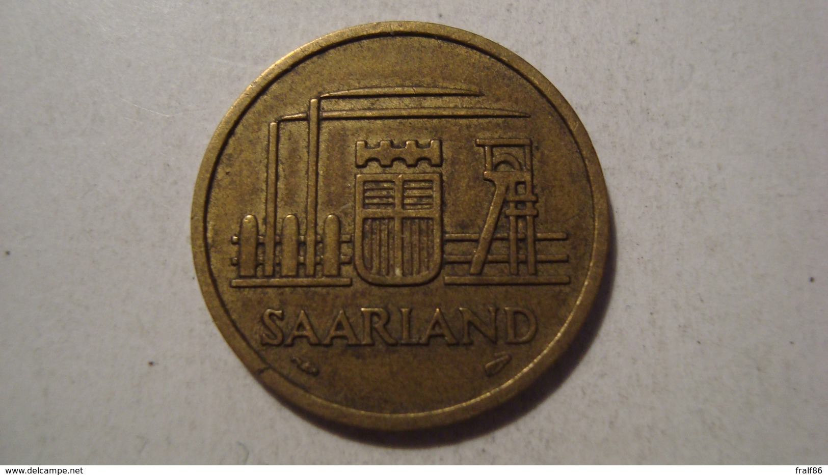 MONNAIE SARRE 20 FRANKEN 1954 - Andere & Zonder Classificatie