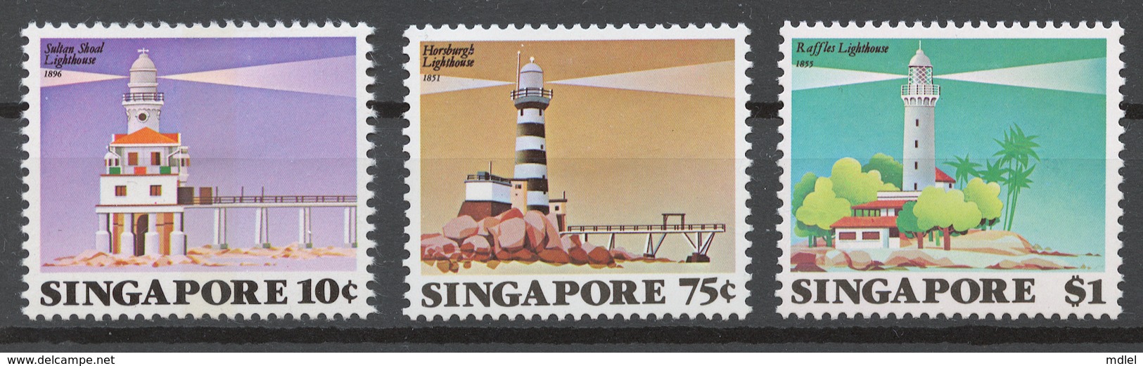 Singapore 1982 Mi# 403-05* LIGHTHOUSES - Singapour (1959-...)