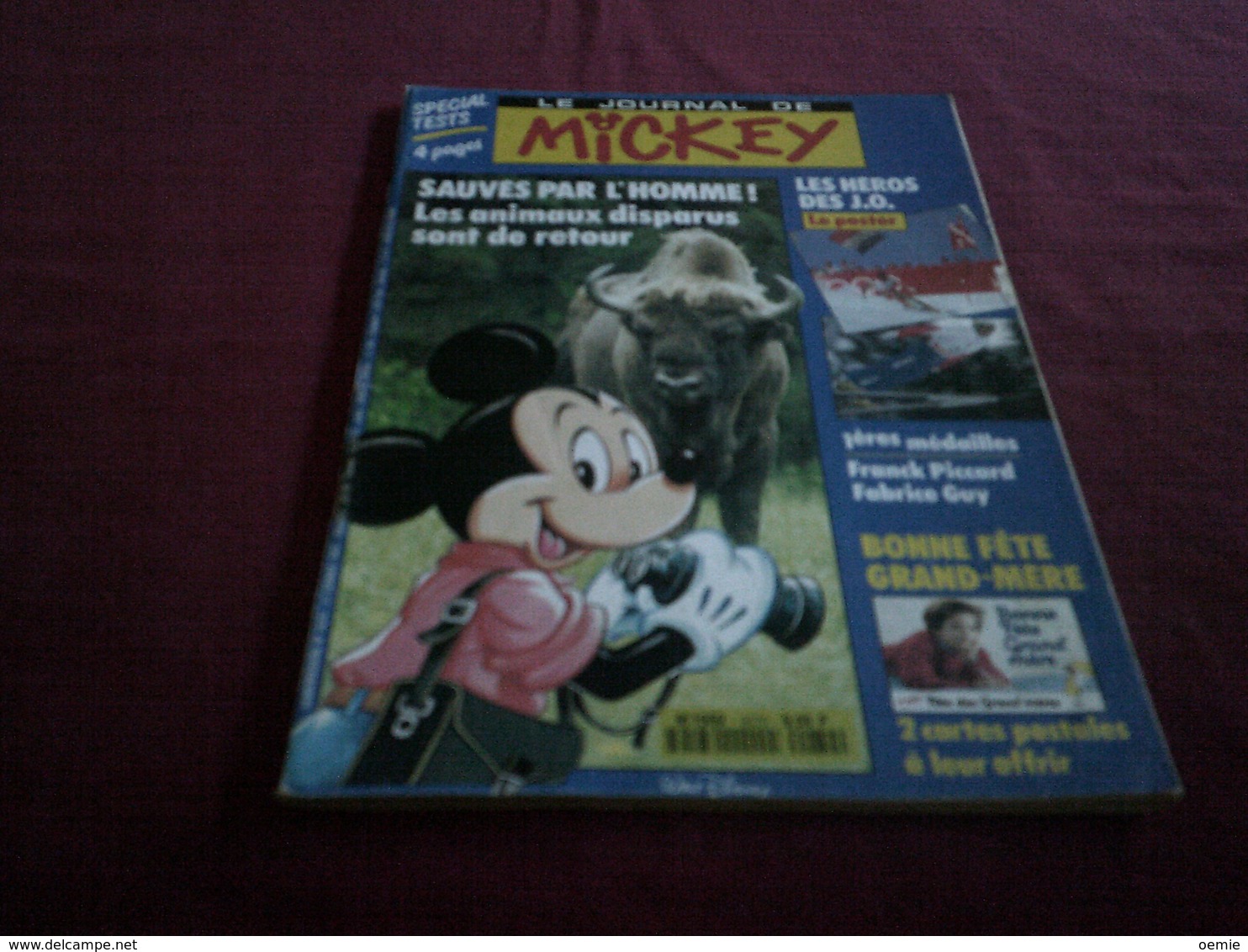 Le Journal Mickey  ° No 2070  OCTOBRE 1991 - Journal De Mickey