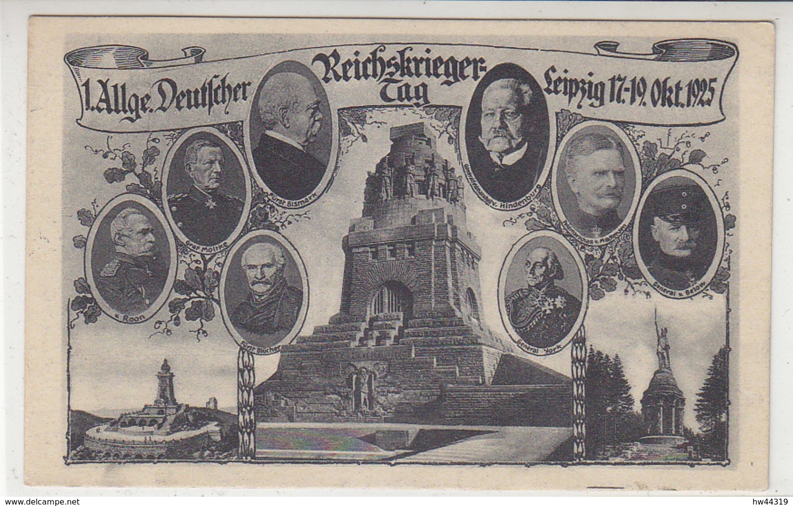 1. Allge.Deutscher Reichskriegertag Leipzig 17.-19.Okt. 1925 - Leipzig