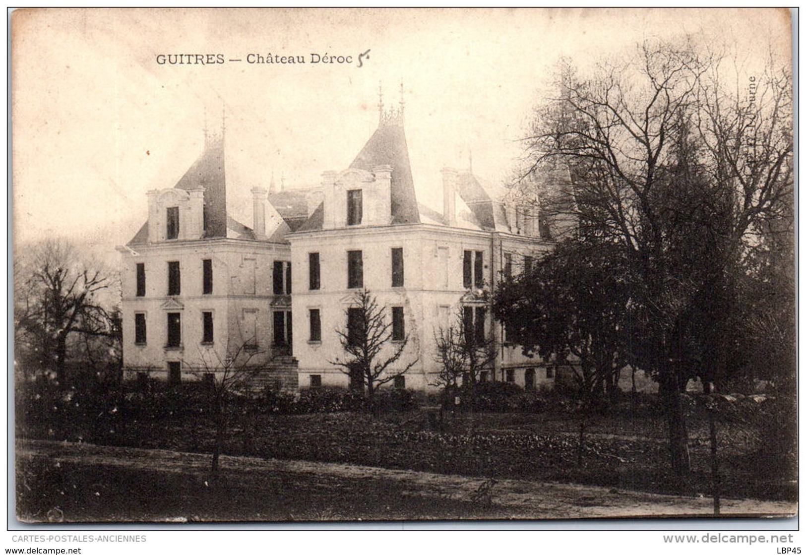 33 GUITRES - Château Déroc - Autres & Non Classés