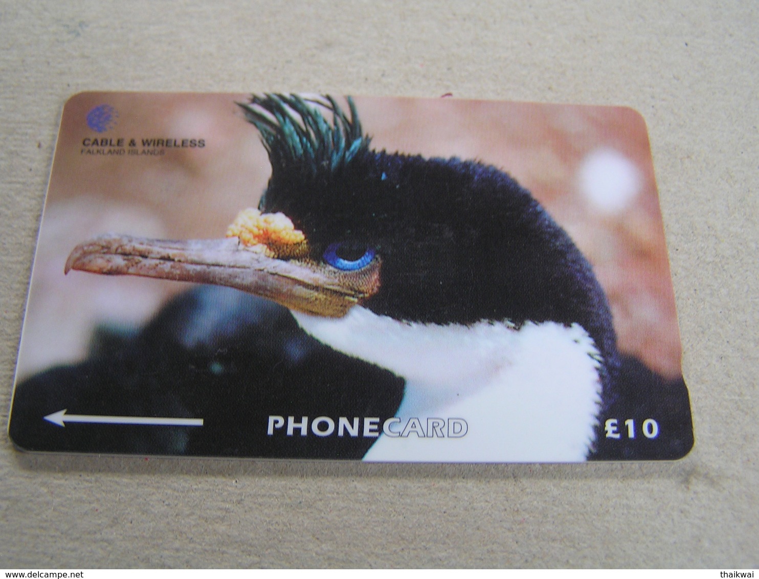 Falkland Islands Used GPT Card    Bird, King Cormorant  229CFKA - Isole Falkland