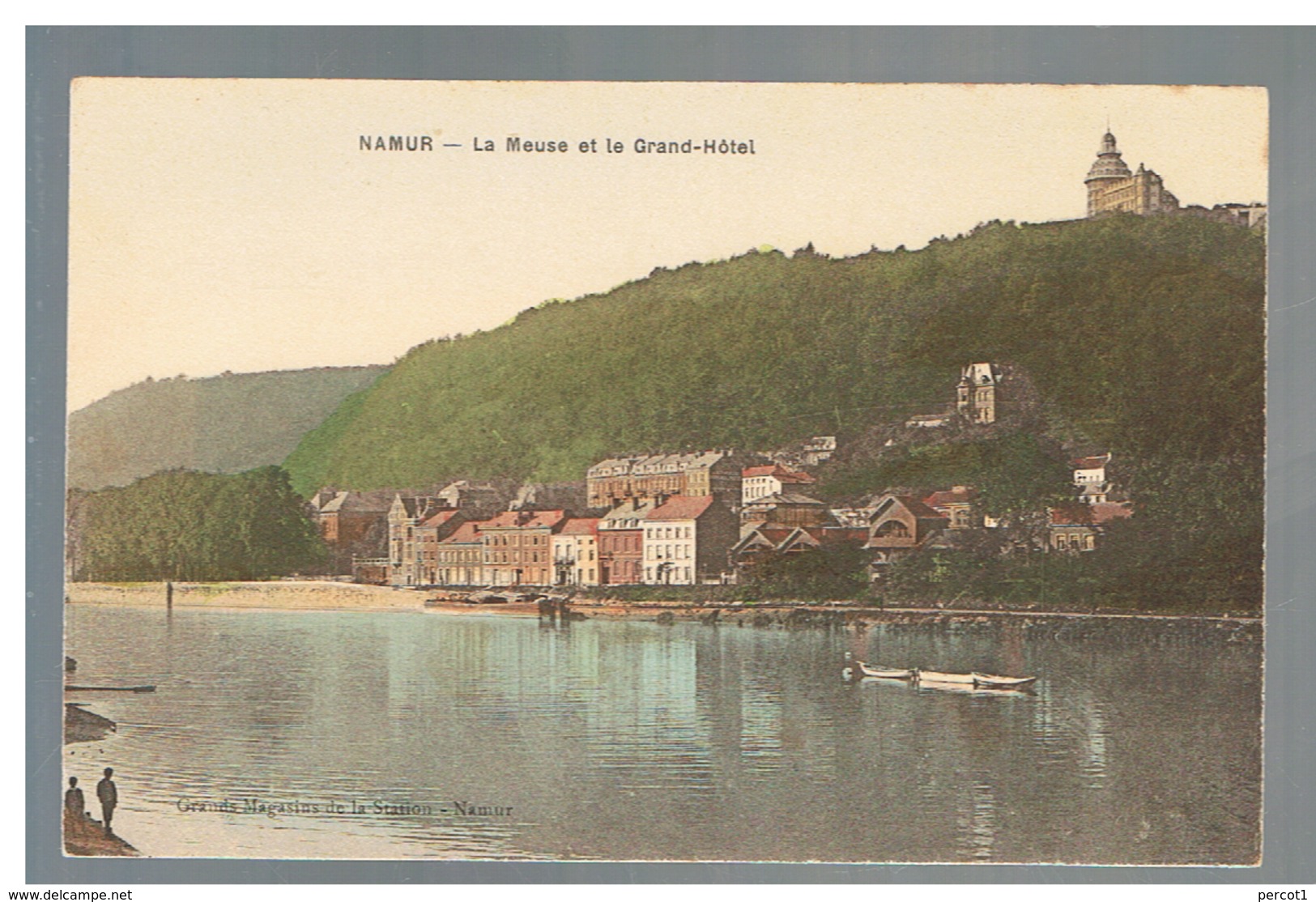 JM02.12 / CPA / NAMUR -  LA MEUSE ET LE GRAND HOTEL - Namur