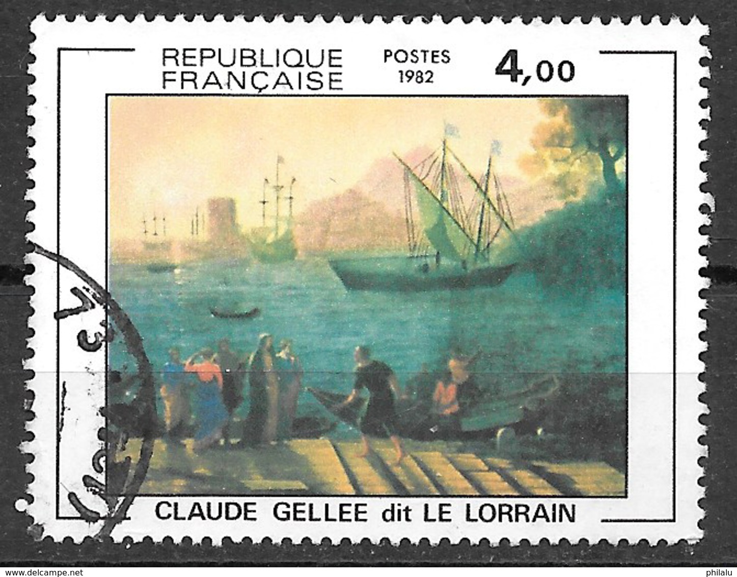 FRANCE 2211 Embarquement à Ostie Claude Gellée Dit Le Lorrain . - Oblitérés