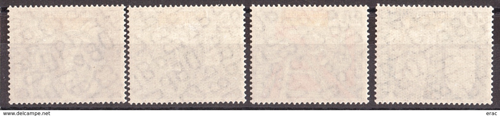 Allemagne - 1957 - N° 142 à 145 - Neufs * - Au Service De L'humanité - Unused Stamps