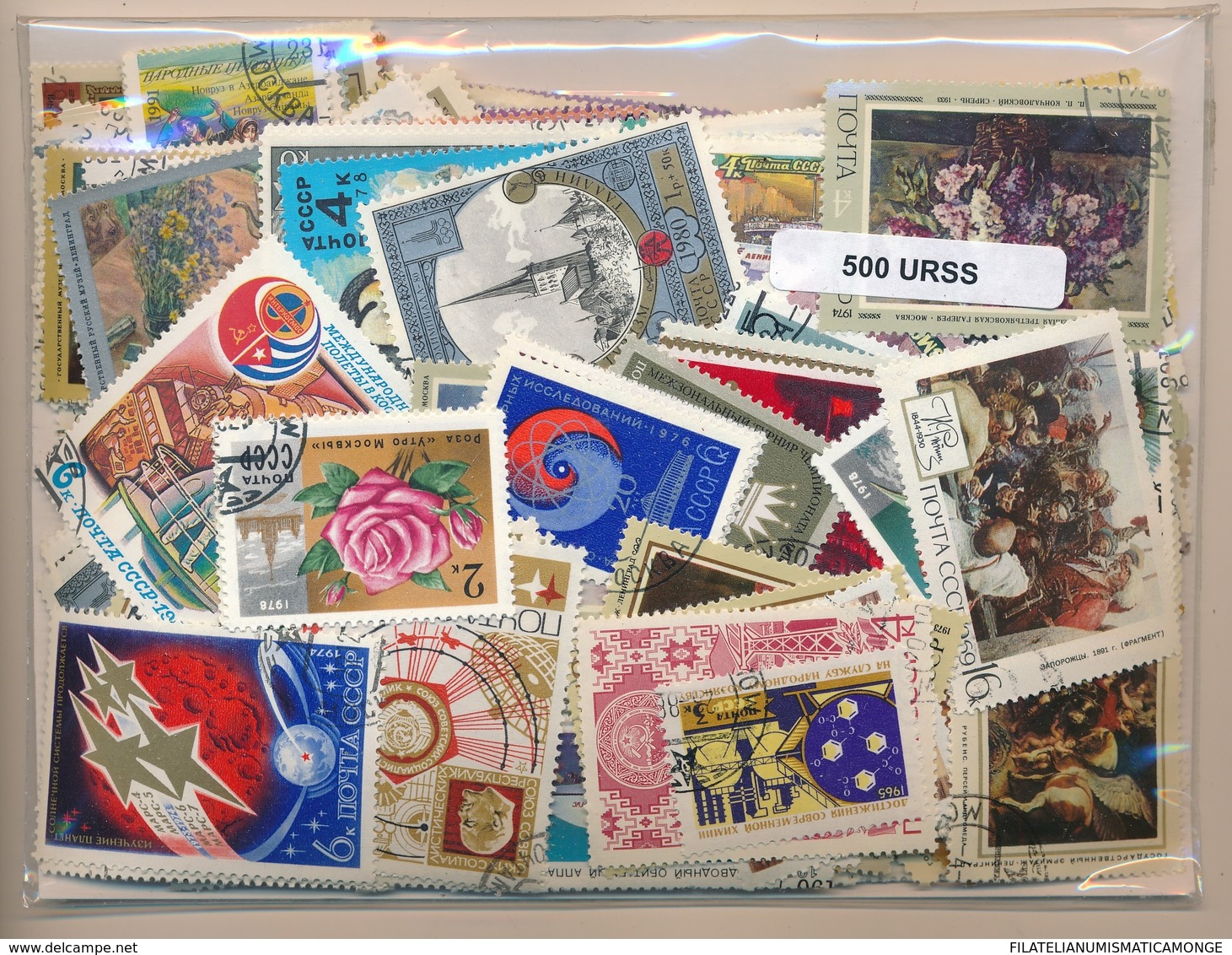 OFFER   Lot Stamp  Rusia 500 Sellos Diferentes URSS  (mixed Condition) - Mezclas (max 999 Sellos)