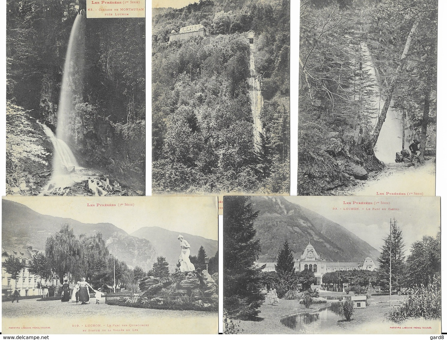 Lot De 5 Cartes  - Luchon  - Haute-Garonne - Luchon