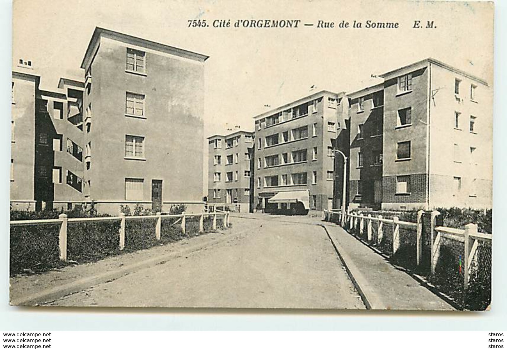 ARGENTEUIL - Cité D'ORGEMONT - Rue De La Somme - Argenteuil