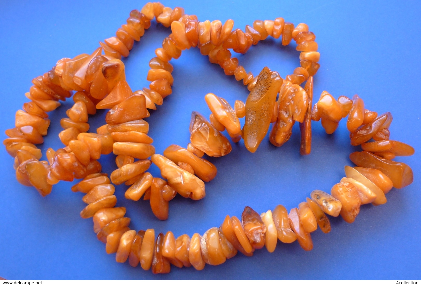 Old Natural Baltic Amber gem Multi-color Beads Necklace medicine jewelry 107g 535 Cts #47j