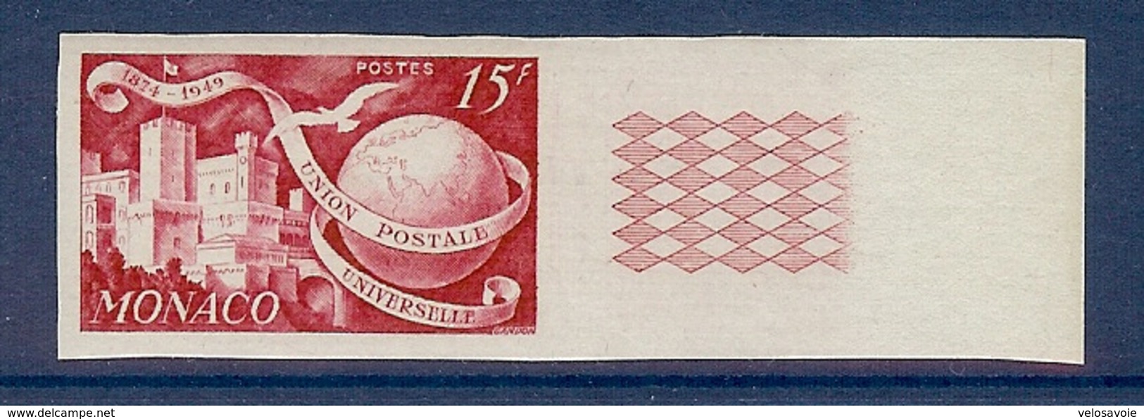 MONACO N° 332/333 SERIE UPU NON DENTELEE ** - Unused Stamps