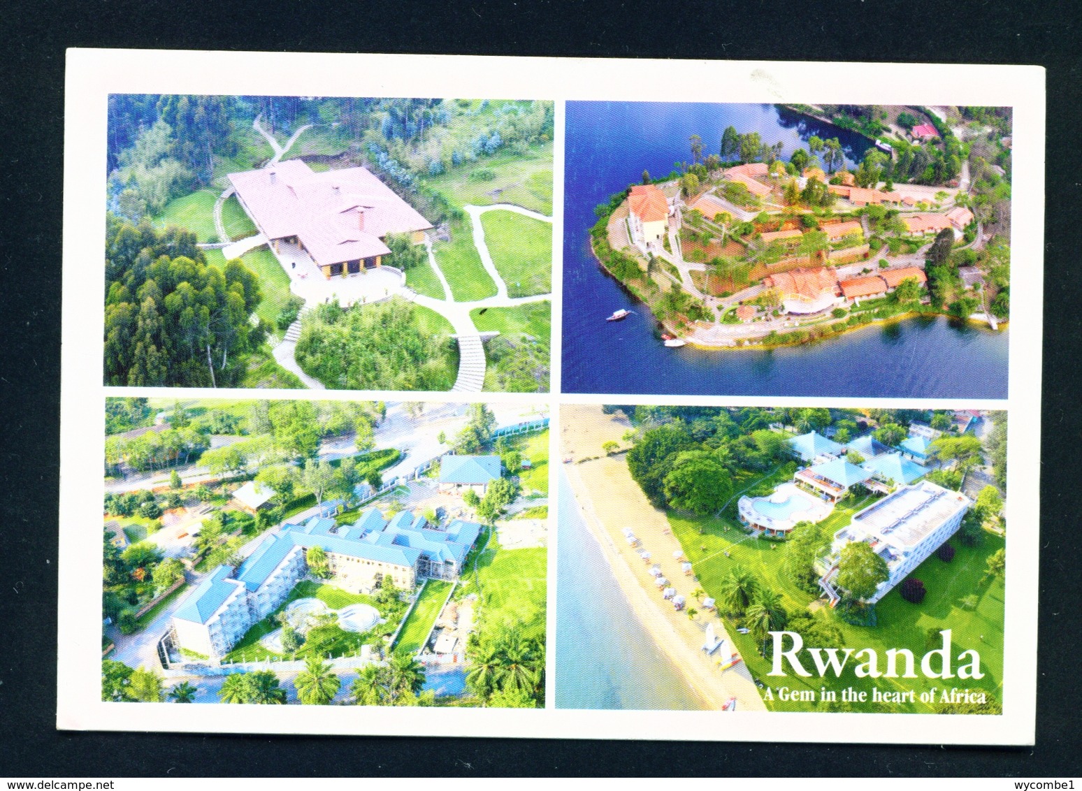 RWANDA - Resorts Multi View Unused Postcard As Scans - Rwanda