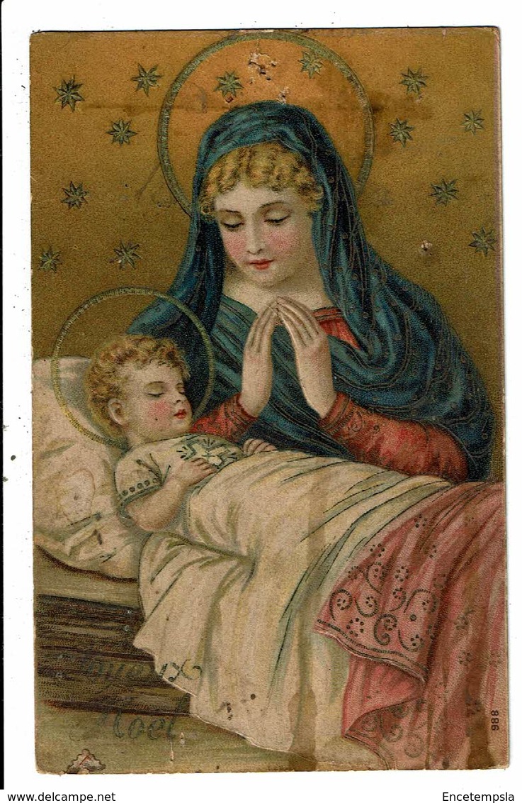 CPA-Carte Postale-France-Joyeux Noël- Marie Et L'enfant Jésus- VM9774 - Altri & Non Classificati