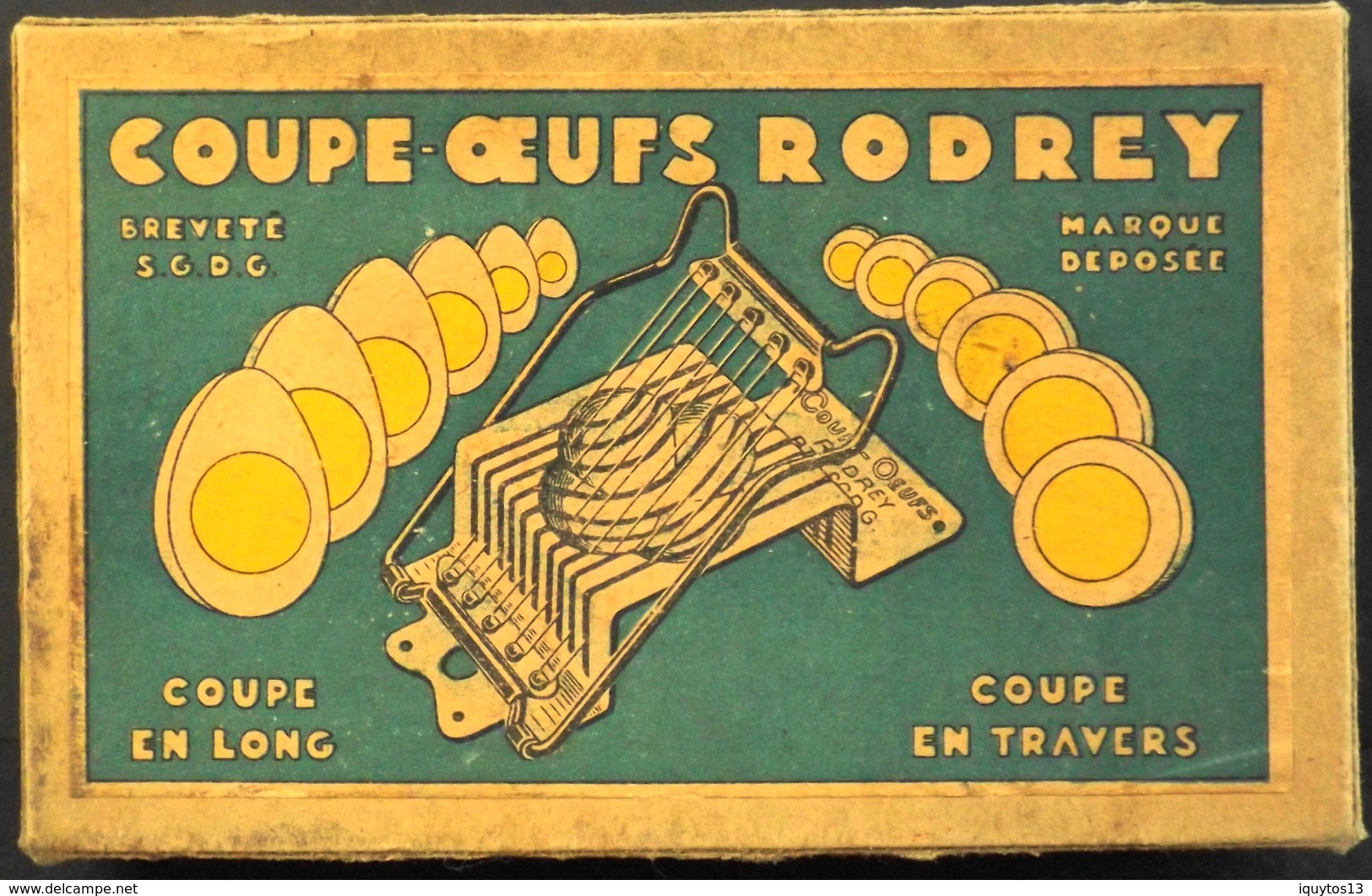 ORIGINAL COUPE OEUFS "RODREY" - Curieux Appareil En Métal Dans Sa Boite - Il Fonctionne Très Bien - TBE - Outils Anciens