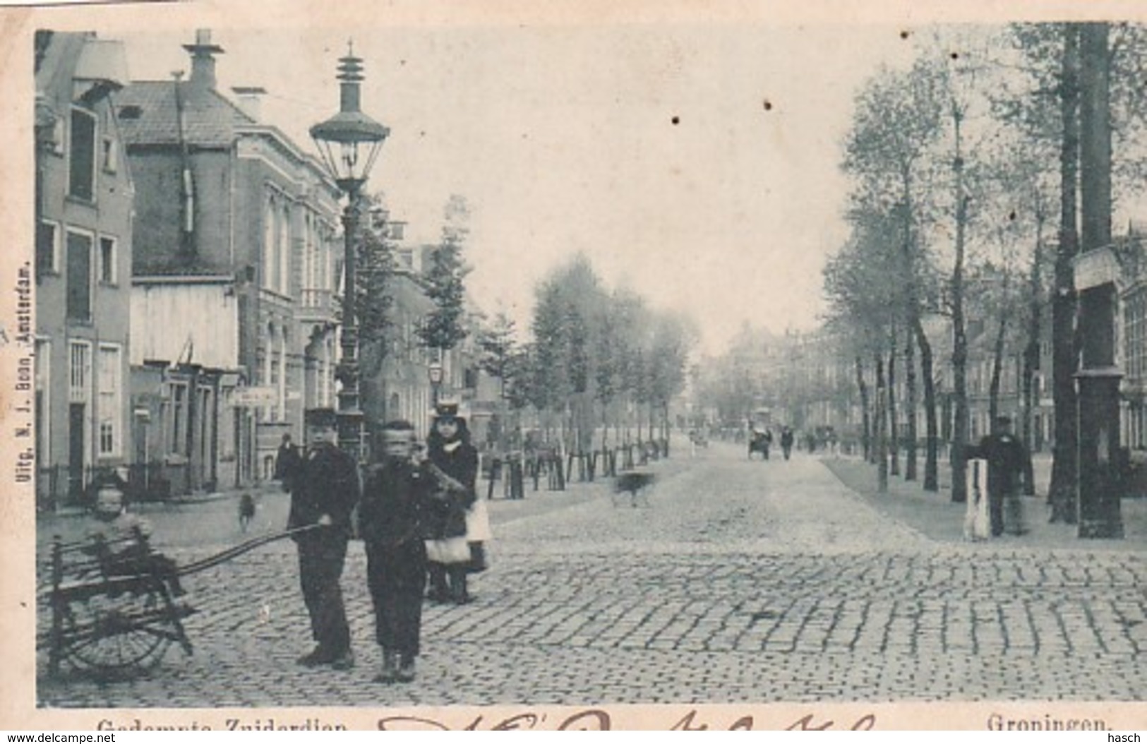 2747	178	Groningen, Gedempte Zuiderdiep 1900 (zie Hoeken) - Groningen