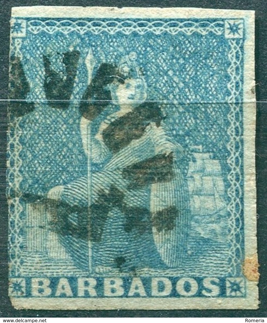 Barbade - 1857 - Yt 5 - Britannia - Oblitéré - Barbados (...-1966)