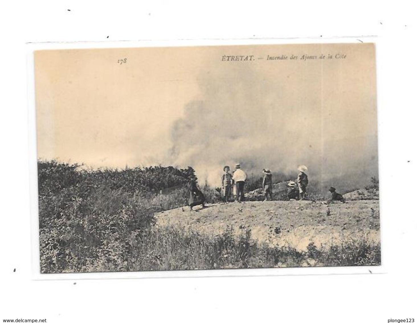 76 - ETRETAT : Incendie Des Ajoncs De La Côte, N° 178 - Etretat