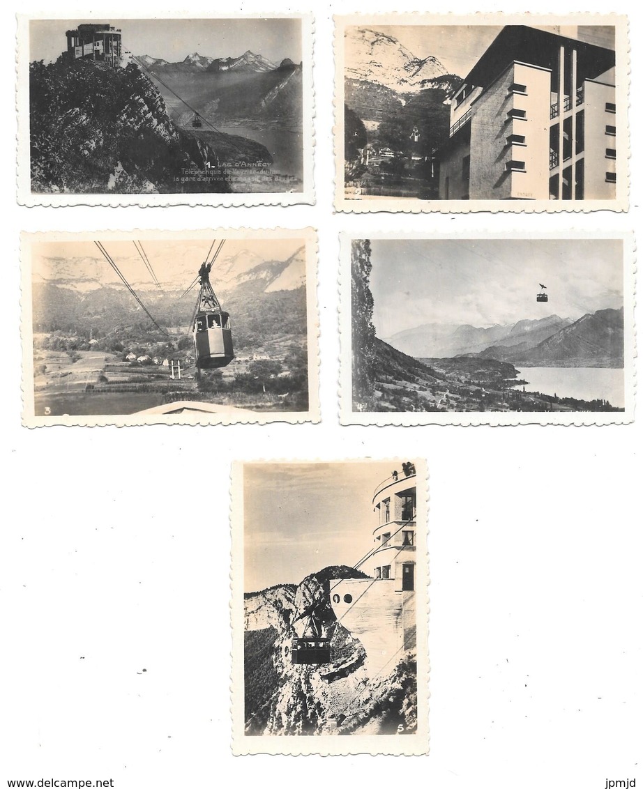 74 - TÉLÉPHÉRIQUE DE VEYRIER-DU-LAC - Recueil De 10 Vues Mignonnettes Format  6 X 9 Cm - éd. GIL, Annecy - Tbe - Veyrier