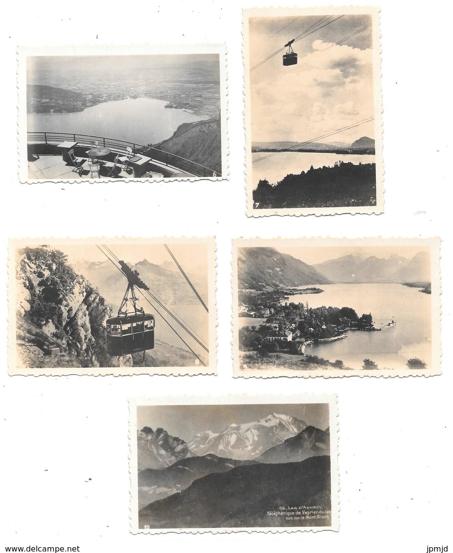 74 - TÉLÉPHÉRIQUE DE VEYRIER-DU-LAC - Recueil De 10 Vues Mignonnettes Format  6 X 9 Cm - éd. GIL, Annecy - Tbe - Veyrier