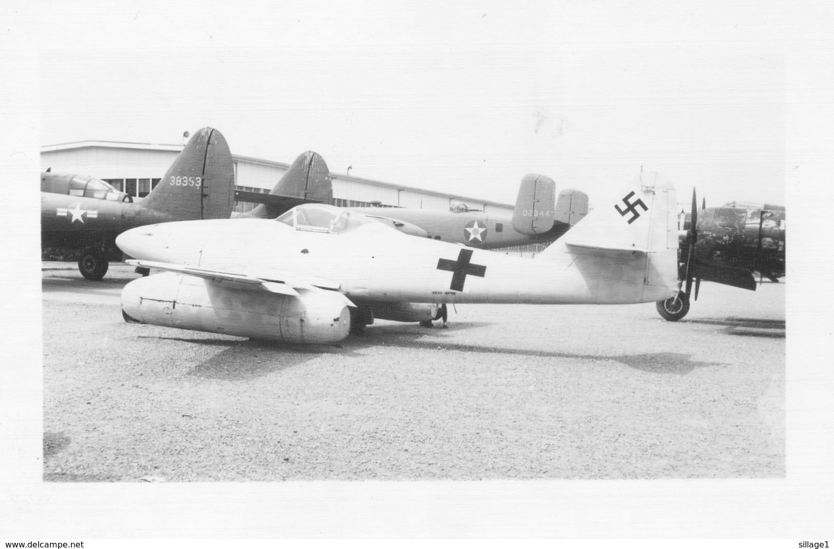 Avion Allemand Photographie  Gevaeq TBE 12cm X 7cm Croix Gammée Insigne - Reproduction - Aviation