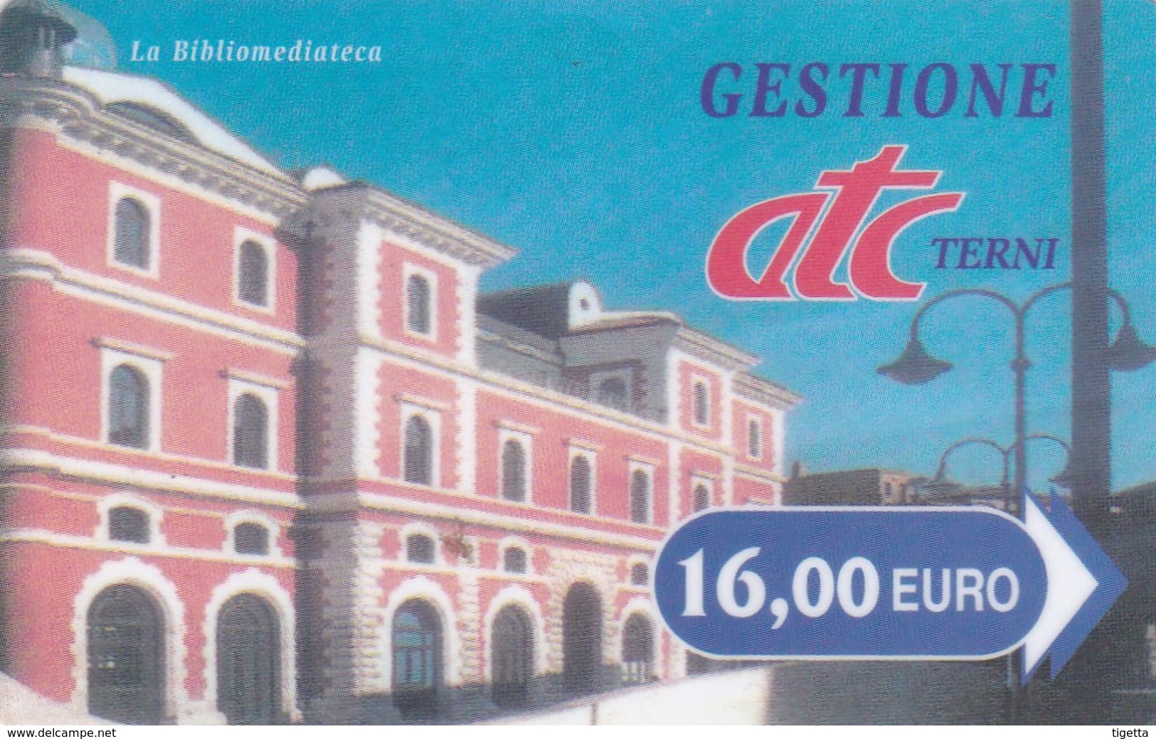 CITTA DI TERNI ATC CARD PARCHEGGI - Eintrittskarten
