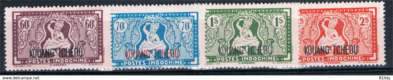 FRANCE  COLONIES KUANG  TCHEOU  N° 140* à 155* (mque 144-146-148A) - Unused Stamps