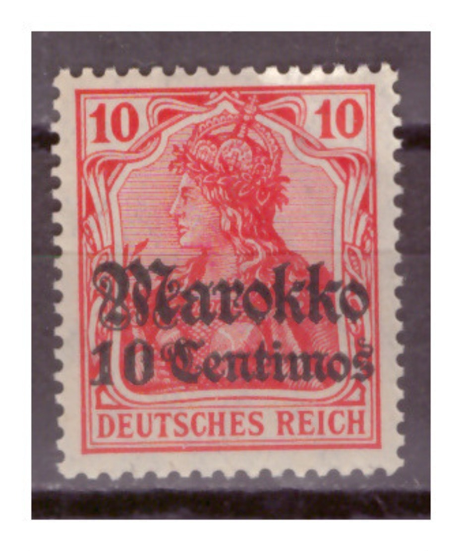 Marokko, Nr. 48a, Postfrisch - Deutsche Post In Marokko