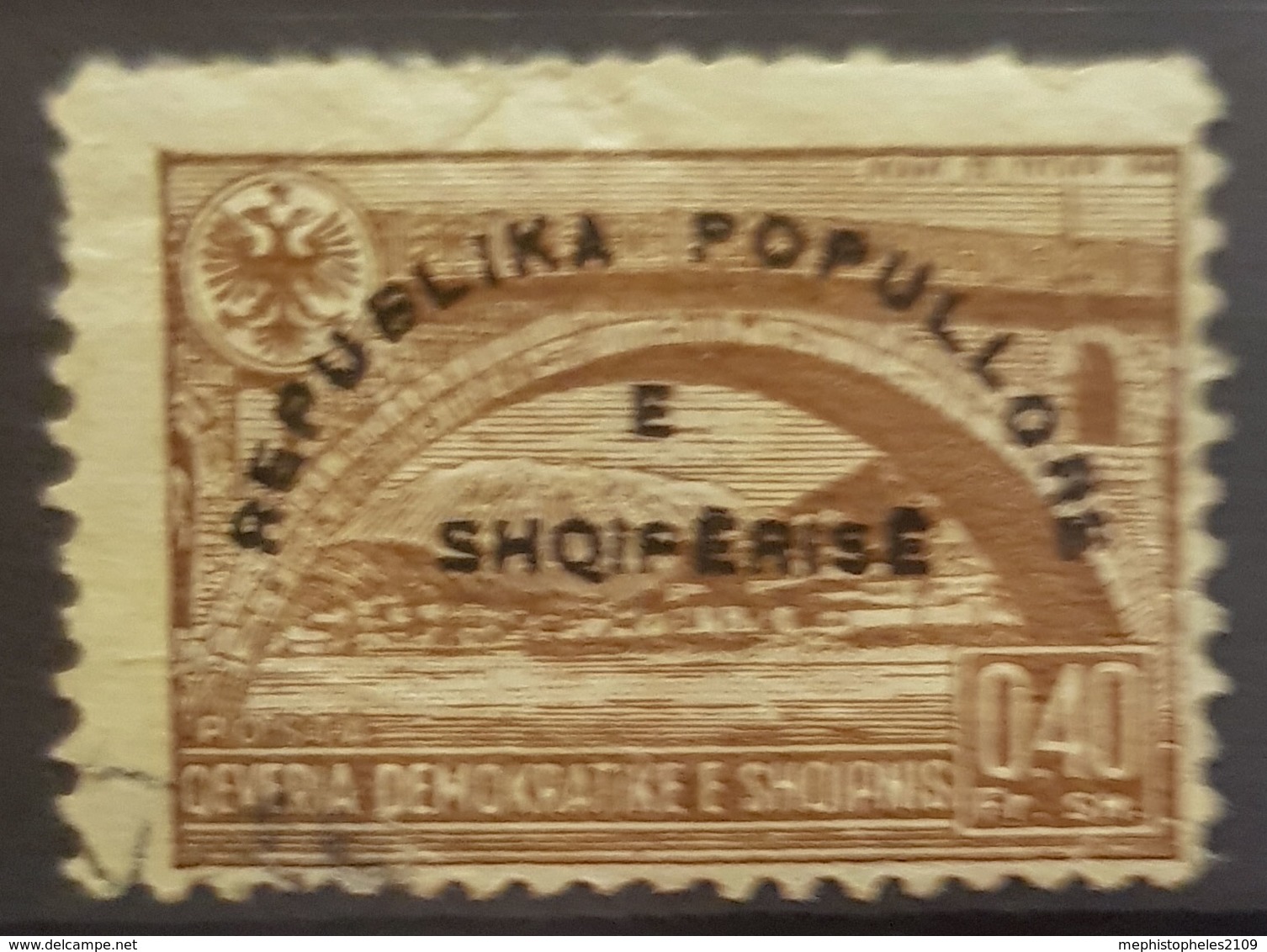 ALBANIA 1946 - Canceled - Mi 404 - 0,40F - Albania