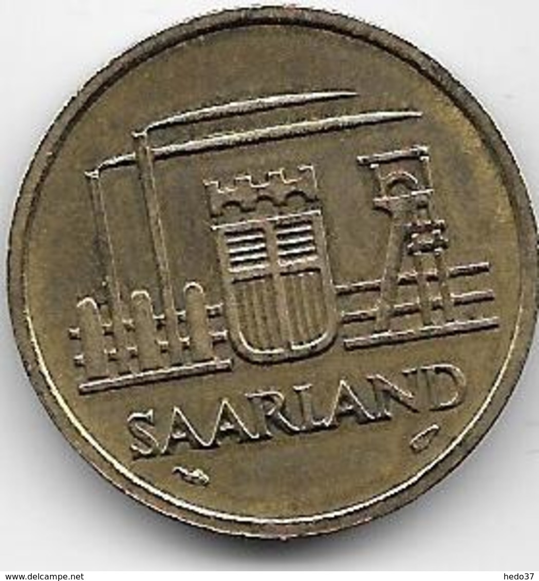 Sarre - 20 Franken - 1954 - Altri & Non Classificati