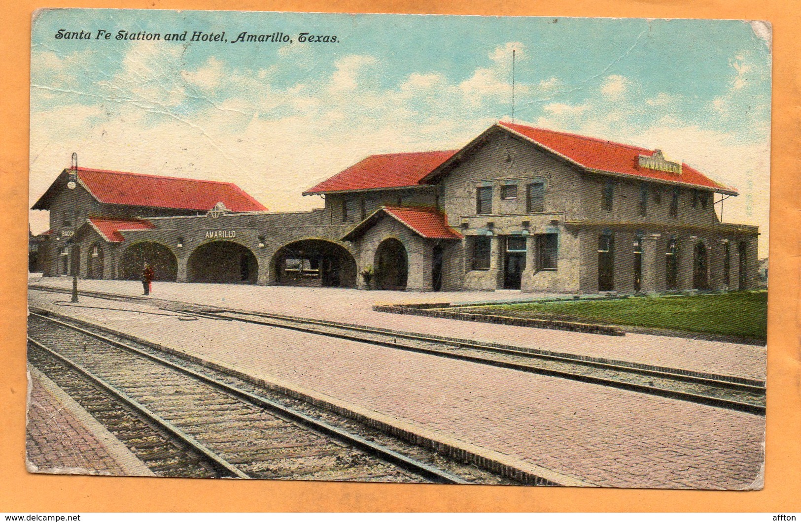 Amarillo Tex 1912 Postcard - Amarillo