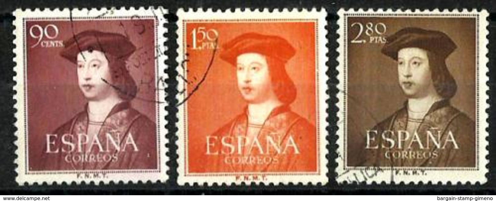 España Nº 1108/10 En Usado. Cat.29,85€ - Used Stamps